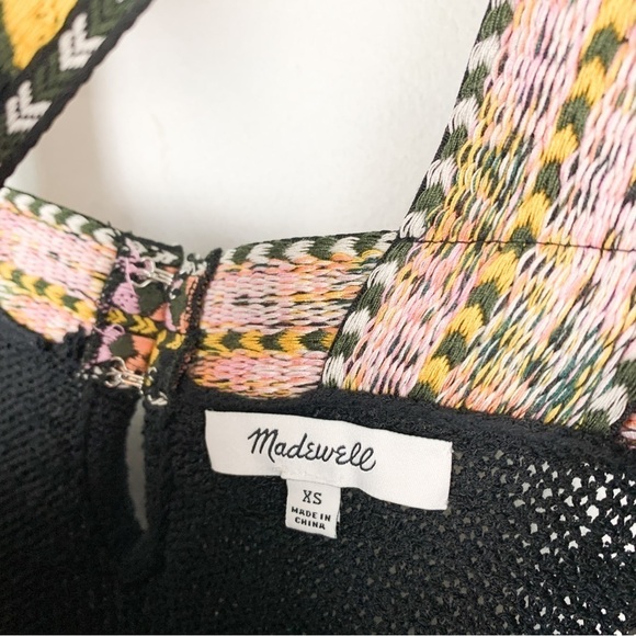 Madewell Embroidered Swing Sweater Tank Sz XS - Picture 7 of 8